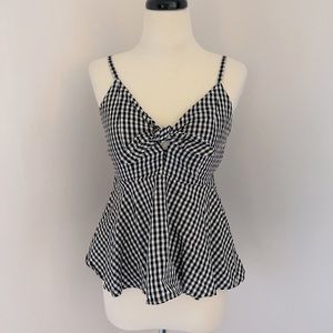 Vero Moda Peplum Gingham Tank